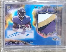 2015 Topps Platinum Javorius Allen Rookie Patch Auto 08/25