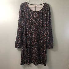 Loft Outlet Women’s Dress XL Floral Print Long Sleeve Mini Dress