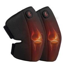Heated Knee Brace Cordless 3Mode 3000mAh Pair Arthritis Warmer Wrap Men Women