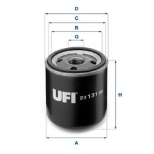 UFI Ölfilter 23.131.00 Anschraubfilter für AUSTIN JEEP FORD ROVER FIESTA GAA 3 2