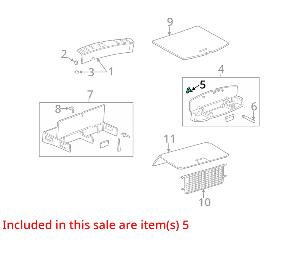 ADEQUADO PARA 2002-2007 BUICK RENDEZVOUS LATCH ASM R/CMPT BANDEJA DE ARMAZENAMENTO 10443485 - NOVO FABRICANTE DE EQUIPAMENTO ORIGINAL - Imagem 3 de 4