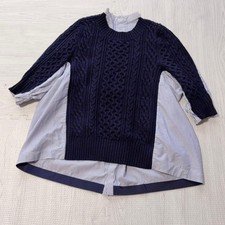 sacai Docking Knit Shirt Size 1