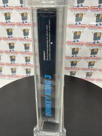 Donkey Kong 3 Arcade Classics Nintendo NES CIB Hangtab VGA WATA CGC Black Box DK