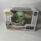 Funko Pop! Star Wars: The Mandalorian Grogu with Cookies #465 With Protector