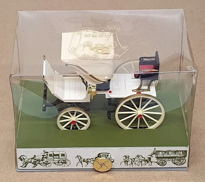 Brumm Historical 1/43 Scale No. 7 - 1850 Spyder Horse Drawn Carriage - White - Image 4 of 4