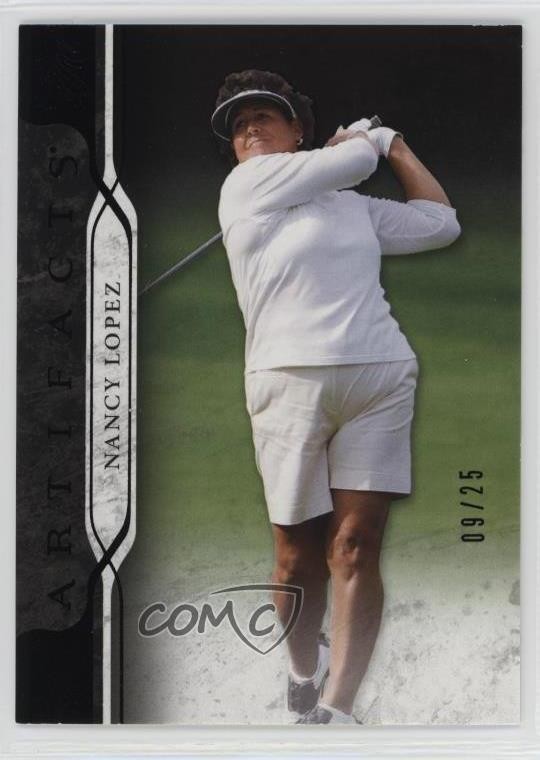 2021 Upper Deck Artifacts Black /25 Nancy Lopez #3 1c0k