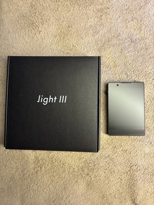 Light Light Phone III Black Slate Smartphone