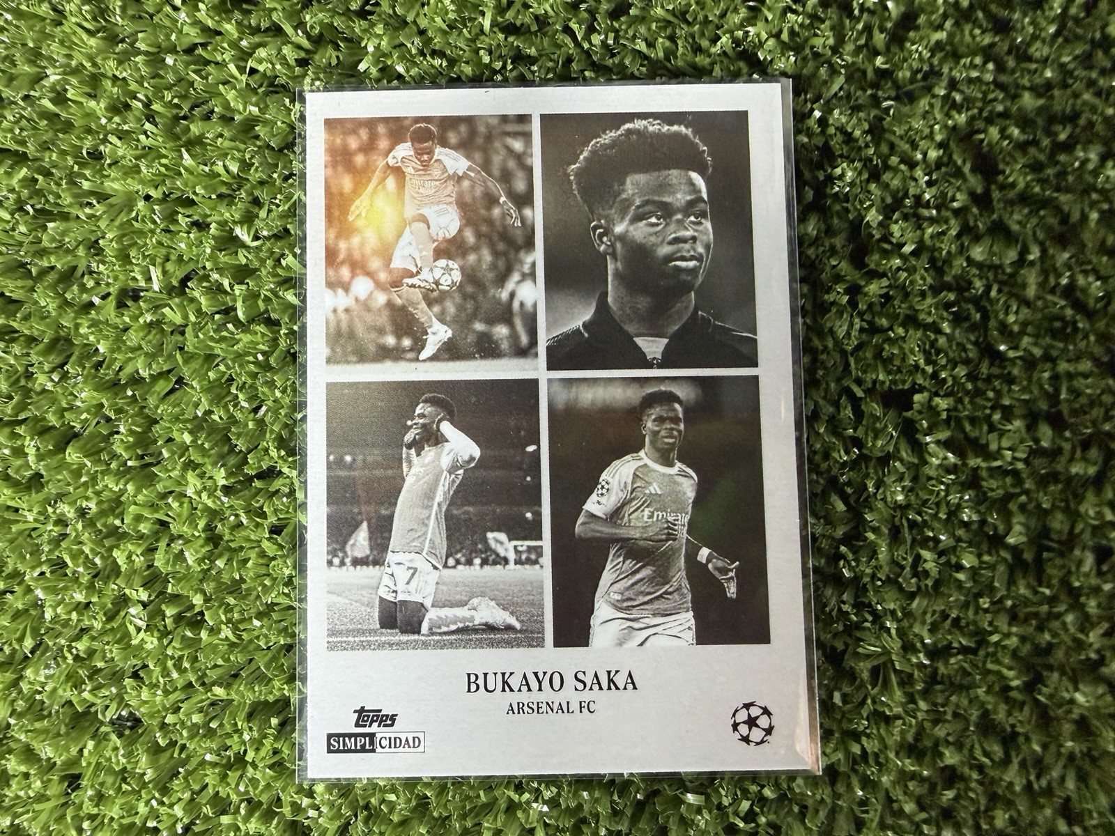 Topps Simplicidad Simplicity 2026 Bukayo Saka Arsenal Raices Roots Card
