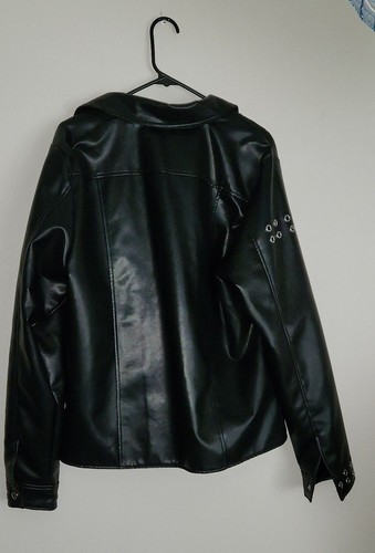 Social collision punk lederjacke xl - Bild 3 von 4