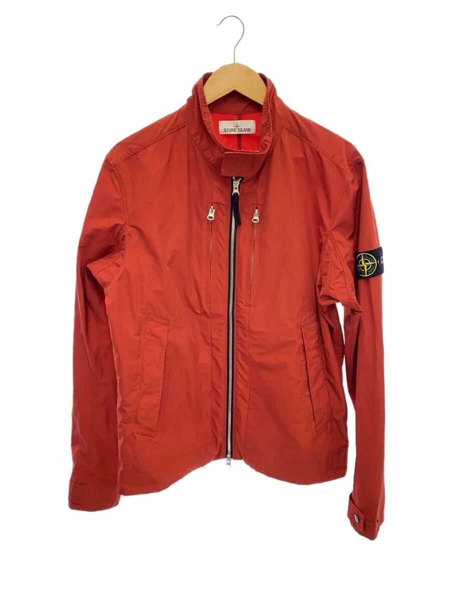 Giacca Stone Island rossa poliestere taglia L casual leggera #EG ADA