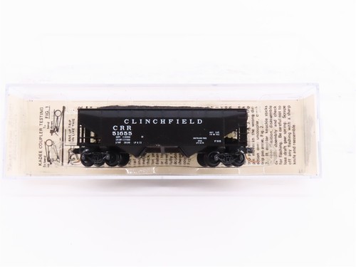 N Kadee Micro-Trains MTL 55100 CRR Clinchfield 33' 2 bahías tolva #51655 con carga | Zustand: Used