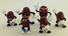 Vintage 1987 Calrab The California Raisins Figures Set of 6