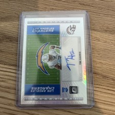 Tre Harris 2023 Donruss Optic Hashmarks Prizm Rookie Auto #HM-TH Chargers
