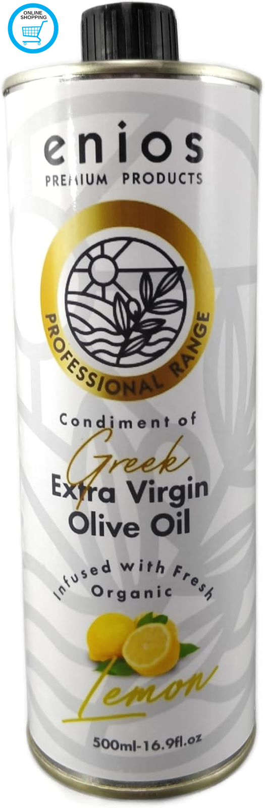 Lemon Infused Greek Extra Virgin Olive Oil 500Ml. 100% Natural. No Flavourings.