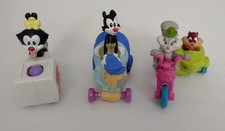 3 Vtg McDonald's Happy Meal Toys - 1993 Animaniacs - Animated Rolling Features