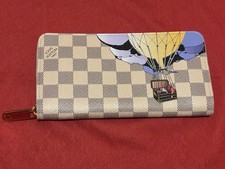 Louis Vuitton Damier Azur Zippy Wallet 19.5cm Balloon Print 2011 Limited Edition