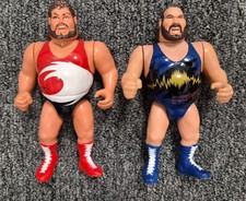 WWF Hasbro The Natural Disasters Earthquake Typhoon Figures 1992 Series 3 WWE