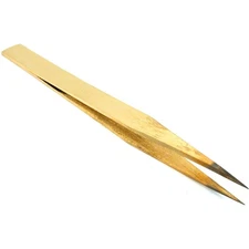 5" Brass Anti-Magnetic #AA Tweezers for Watchmakers