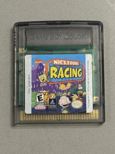 Nicktoons Racing (Nintendo Game Boy Color, 2000) GBC Authentic TESTED
