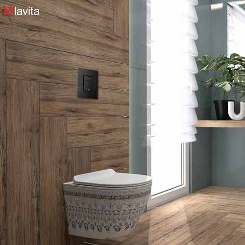 GROHE Vorwandelement Solido + Wand WC Sofi Slim Folklor + Knopf Set - Bild 13 von 29