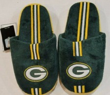 NFL Green Bay Packers Kid's Slippers, NEW Large 5-6