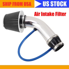 3" Car Cold Air Intake Filter Induction Kit Pipe Aluminum Power Flow Hose System