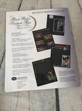 Creative Memories 8.5 x 11 In Ruled Black Refill Pages 5 Sheets NEW