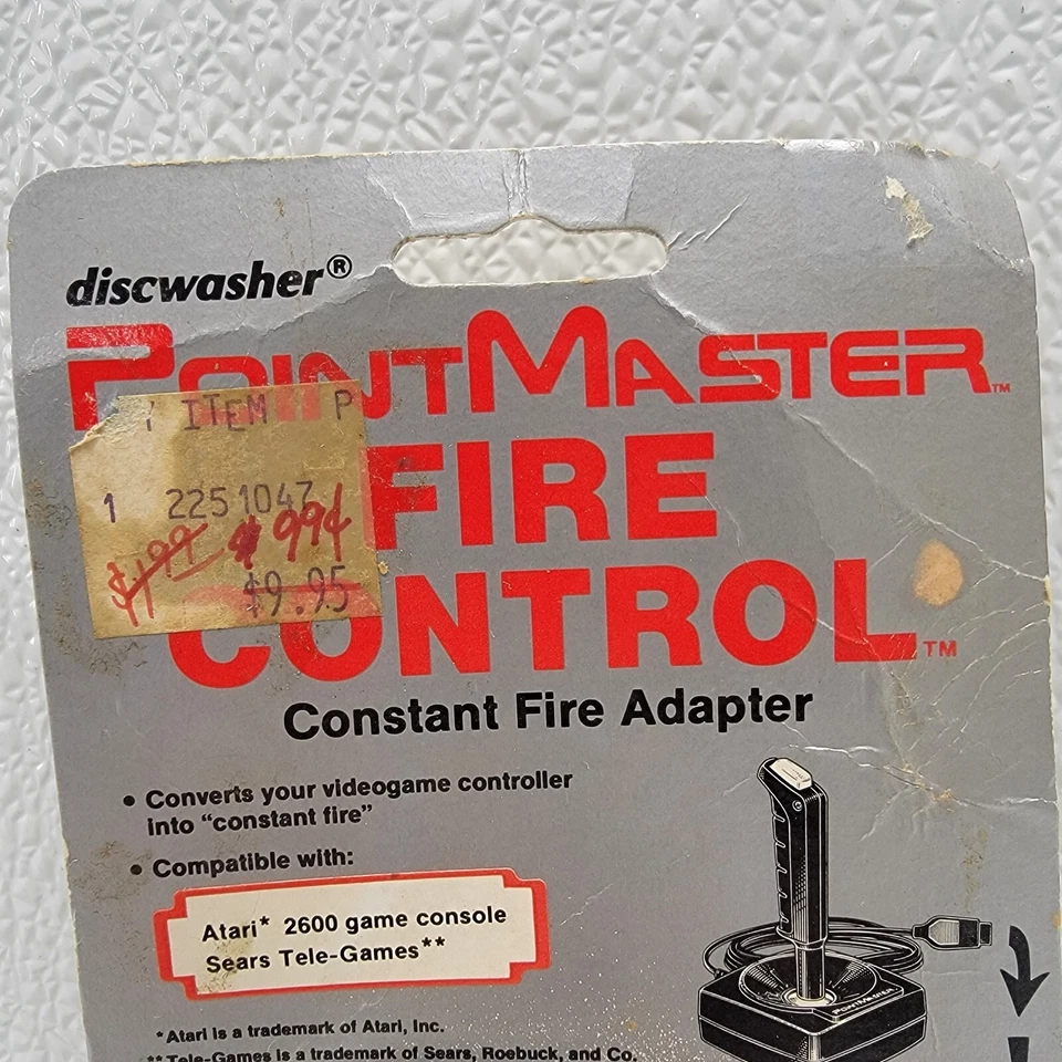 Vintage Pointmaster Fire Control Atari 2600 Constant Fire Adapter New NOS Prop - Image 2 of 4