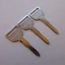 3 Key Blanks LOT New Old Stock Ilco X181  X 181 EZ HD90 Honda