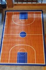 Basketball Court Rug