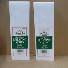 Fanta Sea Non-Woven Facial & Body Waxing 200 Strips Large  9'' x 3'' FREE SHIP