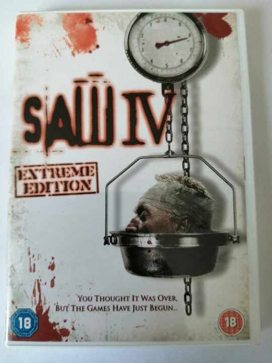 DVD Saw IV. Extreme Edition Horror Movie. Film. Tobin Bell. Free UK Post