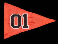 General Lee 01 Orange Triangle Flag ATV Safety Replacement Whip Flag