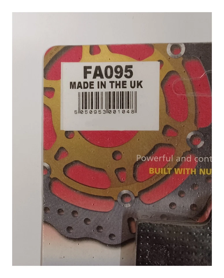 Pastillas de freno de disco delanteras EBC orgánicas (1 juego) para Husqvarna SM570R (2001 a 2004) Foto 2 de 4