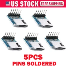 5X TF Micro SD Card Module Mini Soldered Memory Modules For Arduino ARM AVR