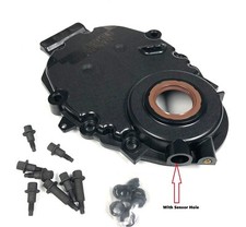 Chevy Gmc 5.0 305 5.7 350 Vortec Timing Cover With Crank Sensor Hole 1996-2002