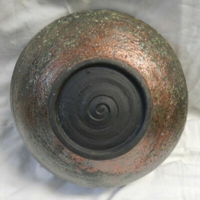 Early Pewabic Student Teacher Studio IREDESENT RAKU Pottery BOWL JoAnn Aquinto 