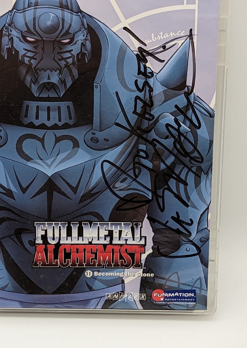 Fullmetal Alchemist Vol 11 Becoming the Stone Episodes 41-44 Sign Vic  Mignogna