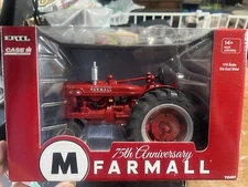Farmall M 75th Anniversary Toy Tractor, McCormick Deering Farmall M, NIB, Ertl 