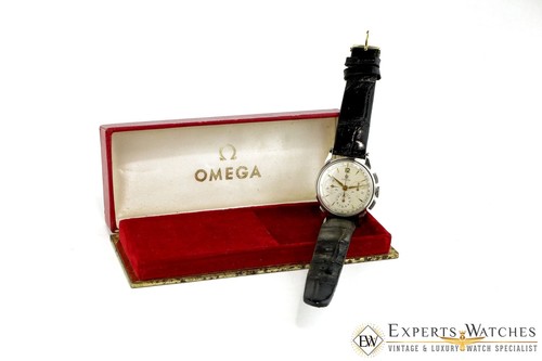 Serviced 1940's Omega Chronograph Watch Cal 27 CHRO C12 T2 Pre Cal 321 Fancy Lug - Picture 10 of 12