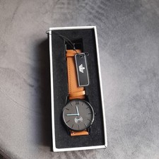 Lord Timepieces Brown Leather Watch Boxed Mens