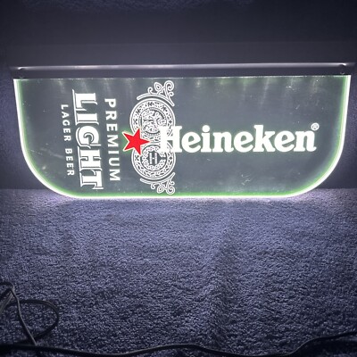 HEINEKEN PREMIUM LIGHT BEER LIGHT UP LED SIGN | eBay
