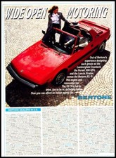 1987 Bertone X19 Fiat 1988 Vintage Advertisement Print Car Art Ad J43 1987 Bertone X19 Fiat 1988 Vintage Advertisement Print Car Art Ad J43