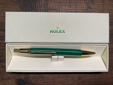 Nuovo~ Rolex penna a sfera oro verde penna da collezione data-solo Submariner, rara
