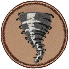 Twister Patrol Patch - 2" Round Embroidered Patch