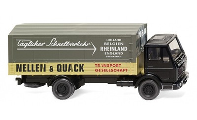 #043702 - Wiking Pritschen-Lkw (MB NG) ''Nellen & Quack'' - 1:87