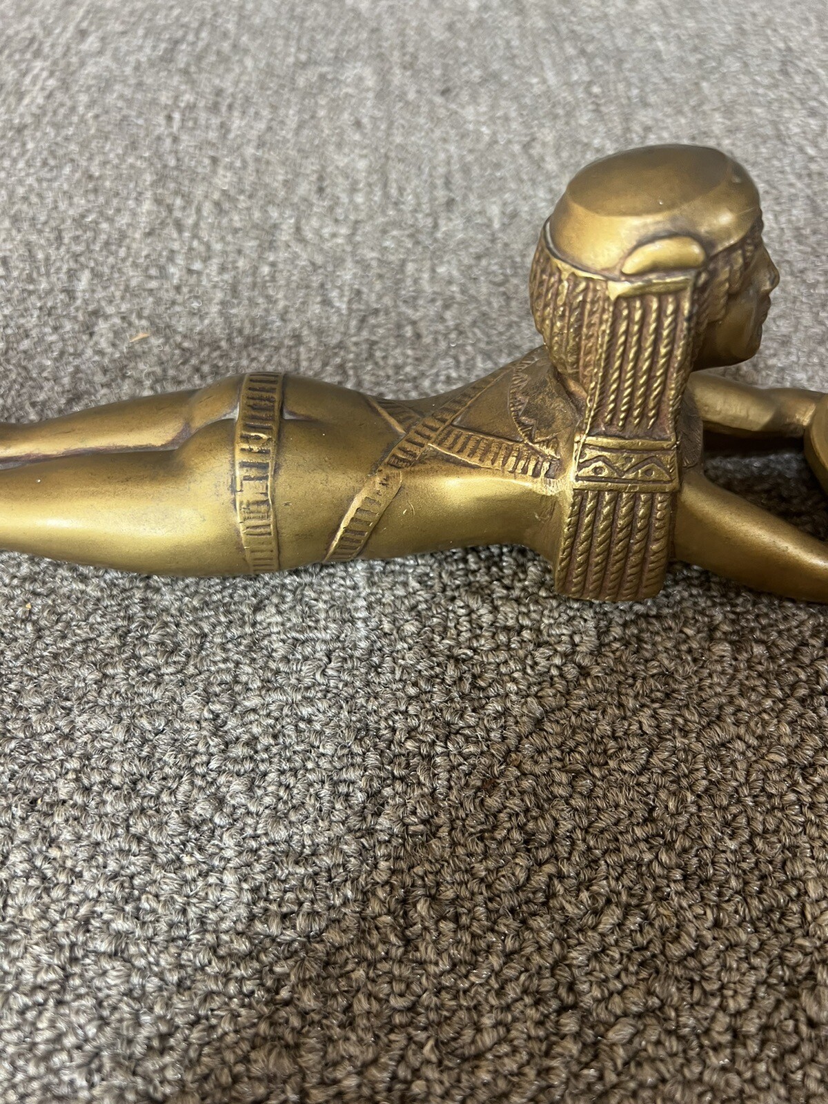 Art Deco Egyptian  "Queen of the Nile" Incense Burner Sculpture Figure Goddess