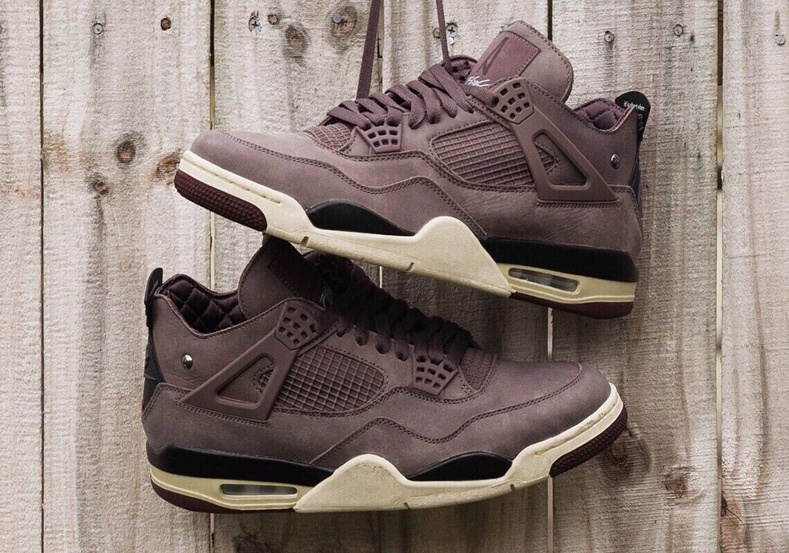 ✅SIZE 10 Nike Air Jordan 4 x A Ma Maniere “Violet Ore”