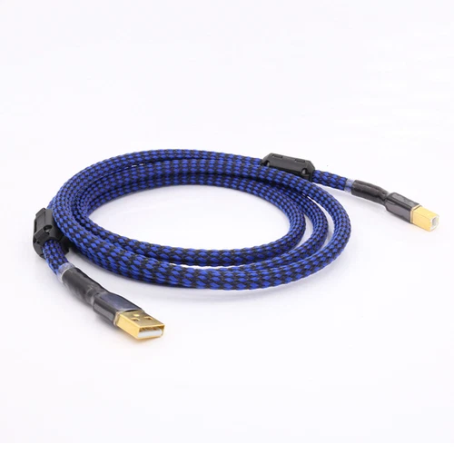 Hi-end OCC 24K Gold Plated HiFi Audio USB 2.0 Cable Type A To Type B Digital DAC - Picture 5 of 8