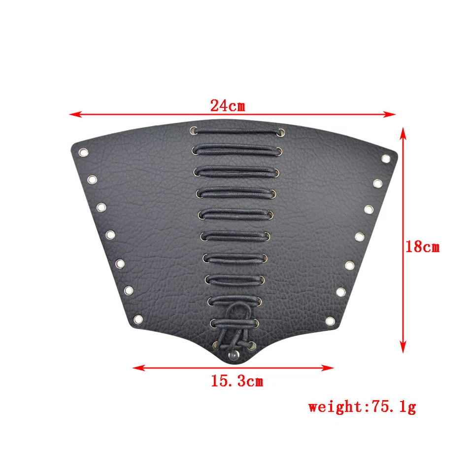 Arm Guard Archery Protector Gear Traditional Bow Arrow Leather Shooting Hunting - Image 2 of 4